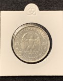 Moneda 5 reichsmark 1934 G argint Potsdam Garrison