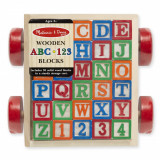 Carucior cu cuburi ABC, Melissa &amp; Doug