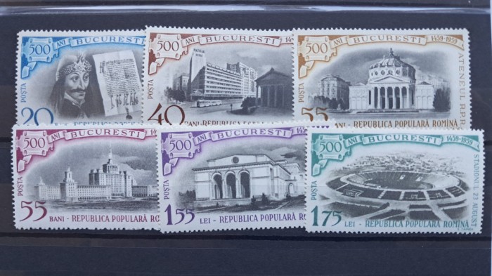 1959-500 ani Buc c.set Lp480 MNH