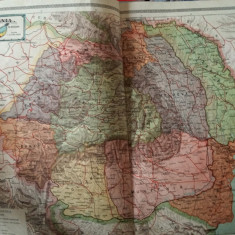 Lot 17 hărți România Interbelică din Atlas G-ral. C. Teodorescu (ed.1928)