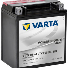 Baterie Moto Varta Powersports Agm 14Ah 12V YTX16-BS 514902021I314