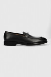 BOSS mocasini de piele Jerrard Loaf barbati, culoarea negru 50473455