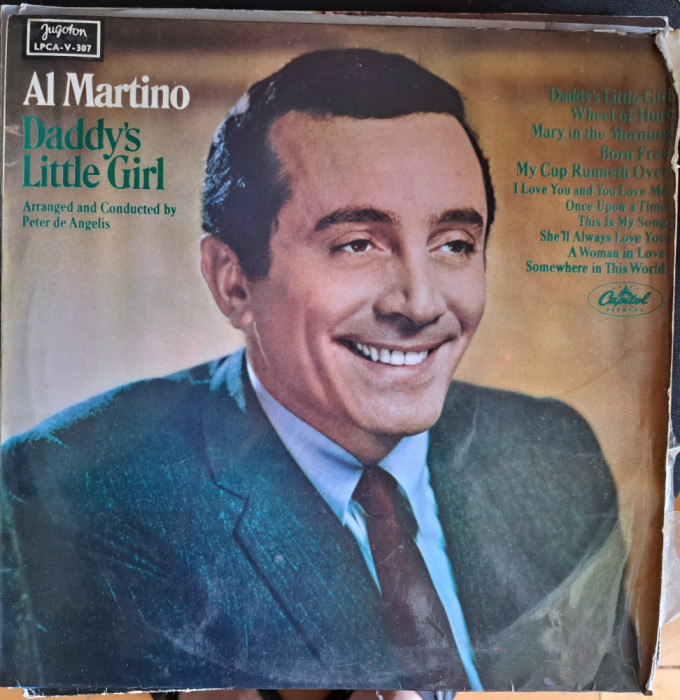 Disc Vinil Al Martino - Daddy's Little Girl-Jugoton, Capitol Records -LPCA-V-307