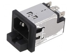Conector: alimentare AC soclu tată 6A 250VAC IEC 60320 5220