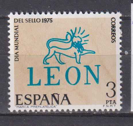 SPANIA ZIUA MONDIALA A TIMBRULUI 1975 MI: 2153 MNH