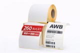 Rola etichete termice autoadezive 100x150mm 260 buc/rola pentru printare AWB