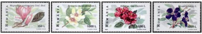 Romania 1999 - Flori de arbuști, serie neuzata foto
