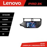 Navigatie Android Lenovo pentru Kia Rio 2011-2014, QLED 2K, 12GB+256GB
