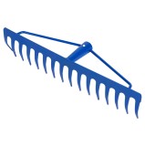 Grebla metalica cu 16 dinti si &icirc;ntaritura pentru gradina, Micul Fermier GF-1009