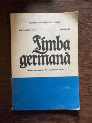 Hans Muller Limba Germana manual pentru clasa a XII-a foto
