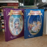 DOUA CARTI COPII : POVESTILE LUI ANDERSEN + POVESTILE FRATILOR GRIMM , 2010 *