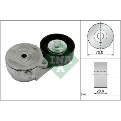 Intinzator curea Nissan Juke (F15) 06.10-12.19, Juke Van (F15) 06.10-12.19, Qashqai 2 Suv (J11 J11) 11.13-, X-Trail 3 (T32 T32r T32rr) 10.13-; Renaul foto