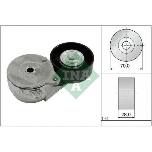 Intinzator curea Nissan Juke (F15) 06.10-12.19, Juke Van (F15) 06.10-12.19, Qashqai 2 Suv (J11 J11) 11.13-, X-Trail 3 (T32 T32r T32rr) 10.13-; Renaul