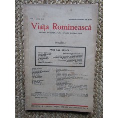 VIATA ROMANEASCA 1934 ANUL XXVI NOEMBRIE-DECEMBRIE NR 21-24