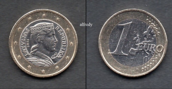 LETONIA 2014 1 euro