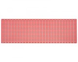 Grila/plasa tuning bara din plastic, 120X40 cm, signa red/rosu, stil fagure