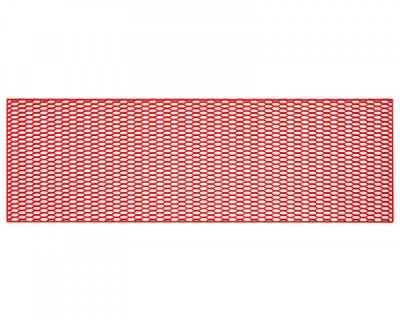 Grila/plasa tuning bara din plastic, 120X40 cm, signa red/rosu, stil fagure foto