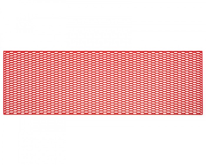 Grila/plasa tuning bara din plastic, 120X40 cm, signa red/rosu, stil fagure
