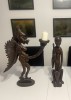 2 statui din lemn stil Afro, General