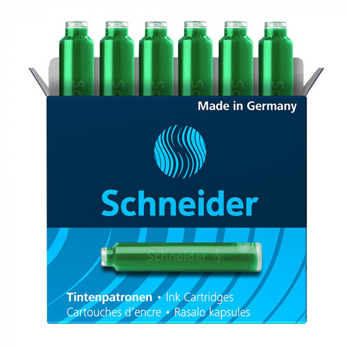 Schneider Set Patron Cerneala Cutie Cu 6 Bucati Verde 748050