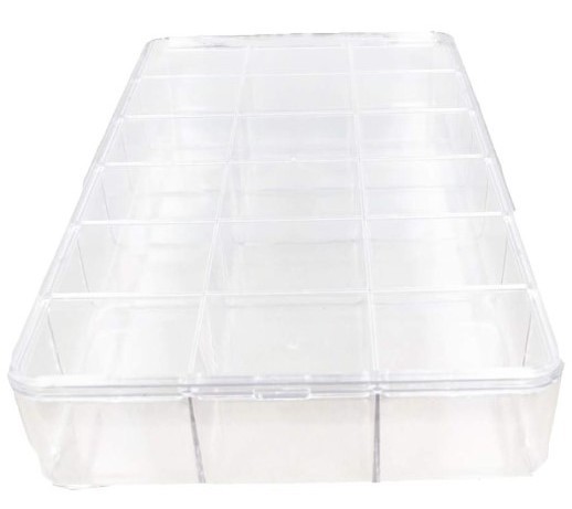 Cutie Material Acrilic Transparent 18 Spa?ii WZ2381