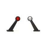 Lampa Gabarit Led Cu Brat 875L W21.3Star, 12V-24V, Pozitie Alb Rosu Stanga