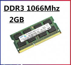 Memorie laptop 2GB DDR3 Sodimm 1066 Mhz PC3 8500 foto