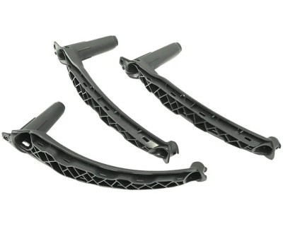 Set manere MOTOR10 interior fata/spate BMW X5 E70, X6 E71, 51416969401, Negru foto