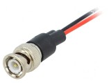 Cablu de măsurare BNC mufă, capăt liber Unom 300V 0,18m