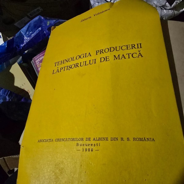 Zaharia Voiculescu - Tehnologia producerii laptisorului de matca