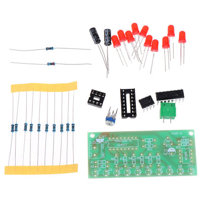 Kit electronic pentru proiecte DIY cu NE555 si CD4017 foto