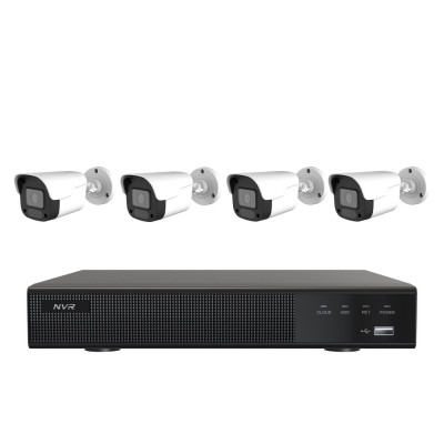 Aproape nou: Kit supraveghere video PNI House IPMAX POE22S, NVR si 4 camere bullet foto