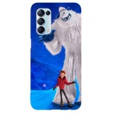 Husa compatibila cu Oppo A76 model Smallfoot, Silicon, TPU, Viceversa, Transparent, Carcasa