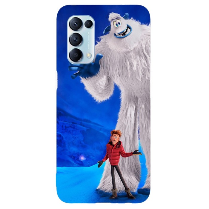 Husa compatibila cu Oppo A76 model Smallfoot, Silicon, TPU, Viceversa