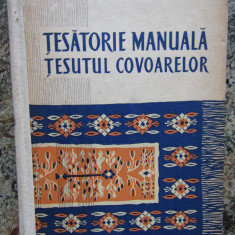 Tesatorie manuala tesutul covoarelor-T.Muresianu,F.Panaitescu