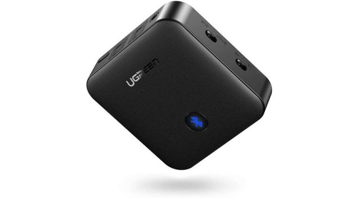 UGREEN Receptor Bluetooth 5.0 3,5 mm AUX, aptX (negru)