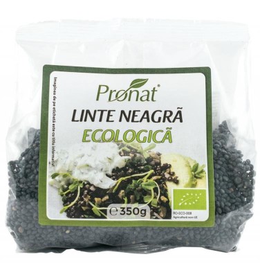 Linte Neagra Beluga Bio 350gr Pronat foto