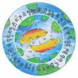 Abtibild sticker cu oglinda pentru prosperitate &amp;#8211; mare