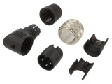 Conector M16 Mufă Tată Lipire pe Cablu 3 PIN 7A 150V IP40