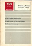 Low frequency transistors. Low frequency power transistors. Deflection transistors, Brosata