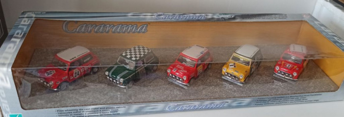 Set 5 machete Mini Cooper Racing - Cararama 1/43