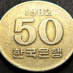 Moneda 50 WON - COREEA DE SUD, anul 1982 * cod 2397