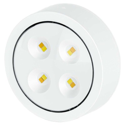 Lampa Led Fara Fir, cu Baterii, 3 Culori de Lumina, cu Telecomanda, din Plastic, Alb foto