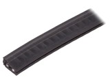 Ecran EPDM 5m Negru 15.5mm