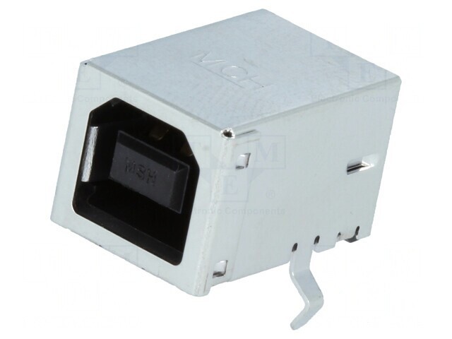 Soclu USB B PCB THT 90&deg; Ecranat