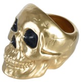 Vaza craniu aurie Halloween LUP188