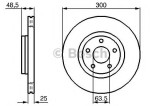 Disc frana VOLVO S40 II (MS) (2004 - 2016) BOSCH 0 986 479 C52