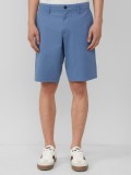 s.Oliver Pantaloni scurti barbati chino, Phoenix cu croiala Regular fit si talie medie, Albastru inchis, W29