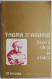 Despre Fiinta si Esenta - Thoma d&#039;Aquino, Editie Bilingva, Filosofie