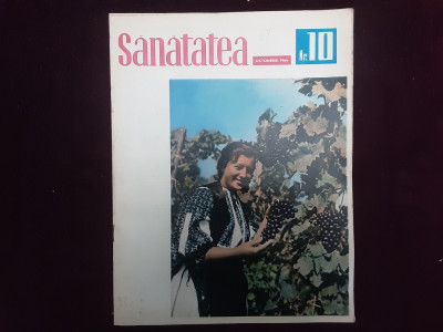 Revista Sanatatea Nr.10 - 1966 foto